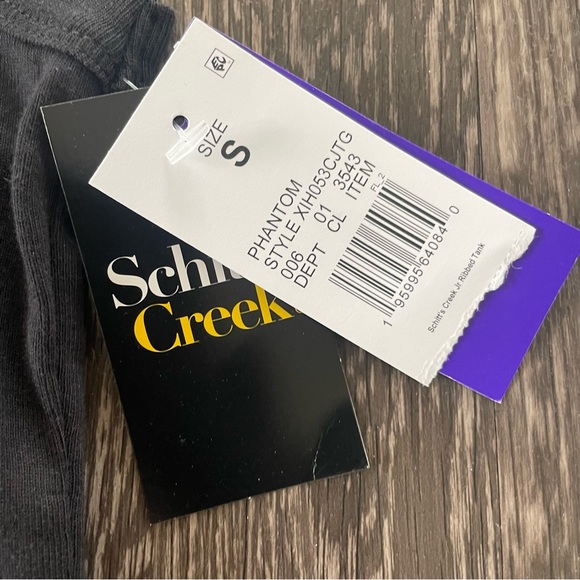 Schitt's Creek Ew David Ribbed Black Tank Top - Picture 8 of 9